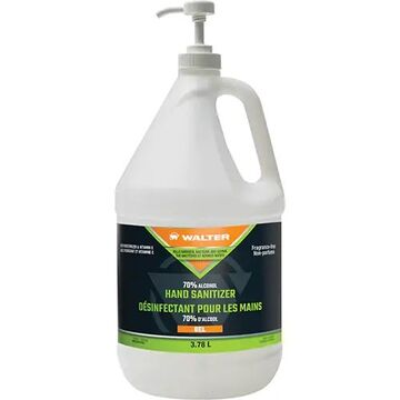 Can Gel Hand Sanitizer Fragrance Free 70 Percent Alcohol 3.78l