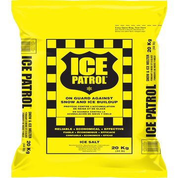 Ice Patrol Rock Salt White 20kg Bag