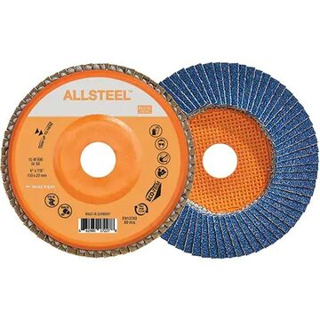 6in X 7/8in Gr 60 Allsteel Flap Disc