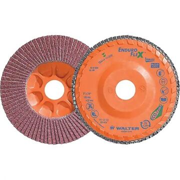 5inx7/8in Enduro Flex Stainless Flap Disc Gr 40