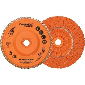 4-1/2 X 5/8-11 Gr 80 Enduro Flex Turbo Flap Disc Ceramic
