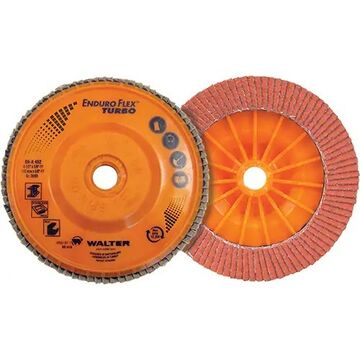 Enduro-flex Turbo Flap Disc 5x5/8in-11 Gr 36/60