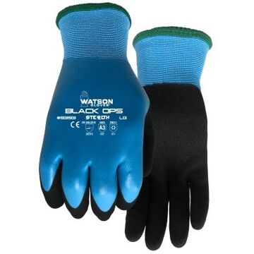 Gloves Black Ops, Brown, Nitrile Rubber