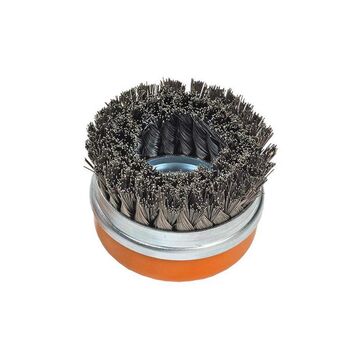 Knotted Wire Cup Brush Steel 5in
