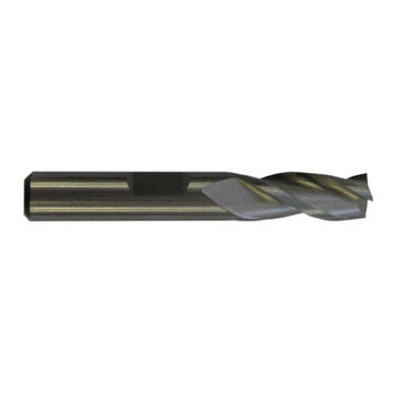 Long End Mill Cutter, TiCN Coated FC3 Cobalt, 1/4 in x 1-3/4 in