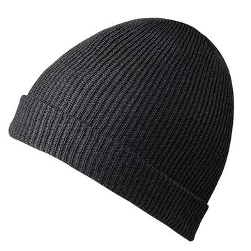 Lined Toque, Universal, Black, 100% Acrylic Knitted