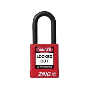 Padlock Zing Keyed Alike Red