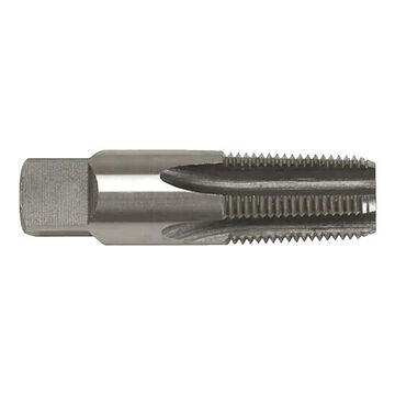 Straight Pipe Tap, High Speed Steel, 1/8 in-27 NPS x 2-1/8 in