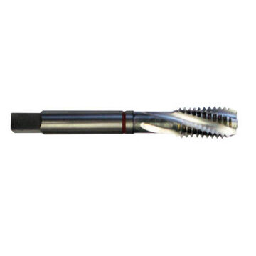 Red Ring Spiral Flute Application Pipe Tap, MF24 X 1.5  X 130 mm