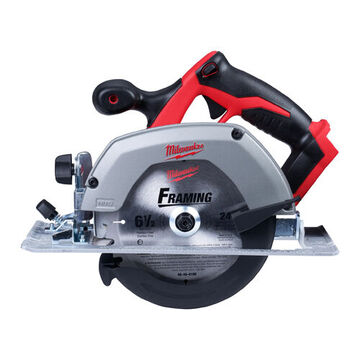 Cordless Circular Saw, 6-1/2 in, 18 VDC, 1-5/8 in at 45 deg, 2-1/8 in at 90 deg Cutting Depth, Lithium-Ion