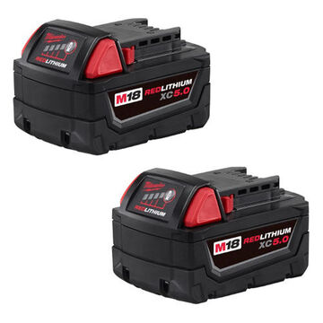 Battery Pack Extended Capacity, Lithium-ion, 5 Ah, 18 Vdc
