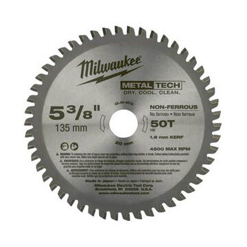 Circular Saw Blade, Carbide, 5-3/8 in, 36 Teeth