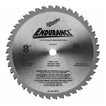 Circular Saw Blade, Carbide, 8 in, 42 Teeth