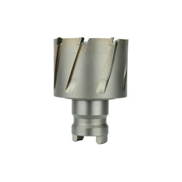 Cutter Quick-change Tang Drive, 1-11/16 In Dia, 1 In Dp Cutting, Steel, Silver