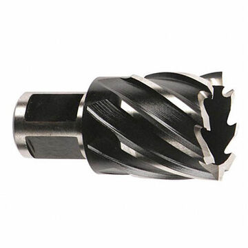Annular Cutter, High Speed Steel, Black Oxide, 13/16 in x 3/4 in x 1 in