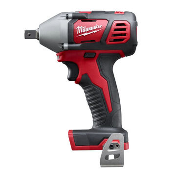 Impact Wrench Compact, Lithium-ion, Straight, Metal/plastic/rubber, 0 To 2450 Rpm, 1/2 X 9 In, 183 Ft-lb 