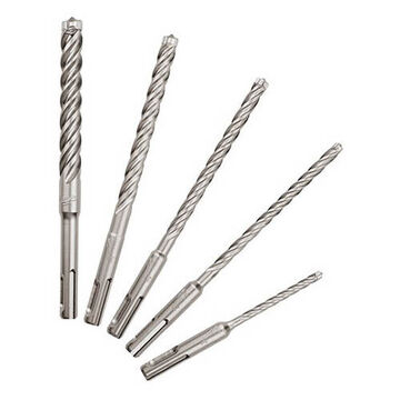 Rotary Hammer Drill Bit Set, SDS Plus, Carbide