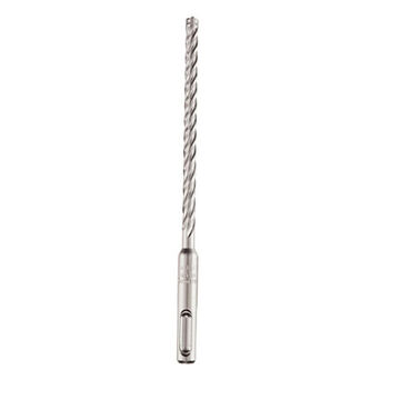 Drill Bit Rotary Hammer, 4-cutter, Carbide, 3/16 In X 6 In