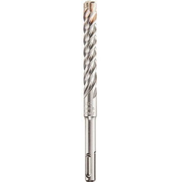 Rotary Hammer, 4-Cutter Drill Bit, Carbide, 1/2 in x 6 in