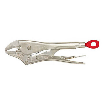 Locking Plier, Forged Alloy Steel Handle, Chrome, Forged Alloy Steel, 10 in