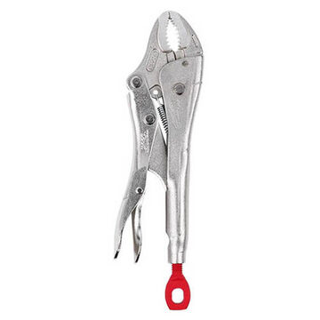 Locking Plier, Forged Alloy Steel Handle, Chrome, Forged Alloy Steel, 7 in