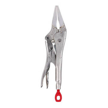 Locking Plier, Forged Alloy Steel Handle, Chrome, Forged Alloy Steel, 9 in