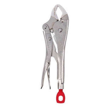 Locking Plier, Chrome, Forged Alloy Steel, 10 in