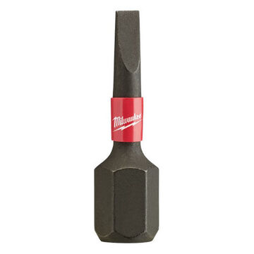 Bit Impact Insert, 7/64 In Slotted Point, 1 In, Hex, Custom Alloy 76 Steel