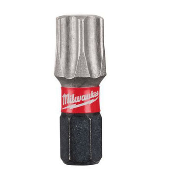 Bit Impact Insert, T50 Torx Point, 1 In, Hex, Custom Alloy 76 Steel