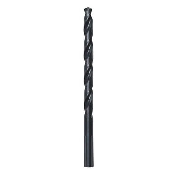 Jobber Drill Bit, High Speed Steel, 19/64 in x 4-3/8 in, 135 deg