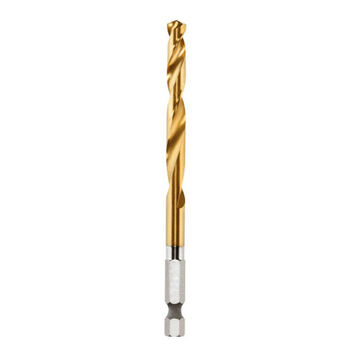 Bit Impact Drill, High Speed Steel, 17/64 In X 4-1/4 In