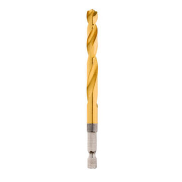 Bit Impact Drill, High Speed Steel, 21/64 In X 4-31/64 In