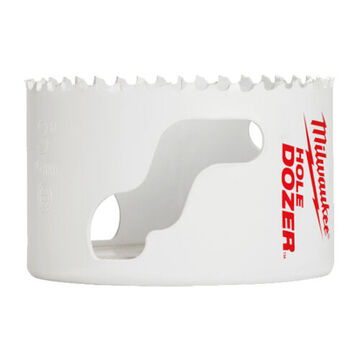 Durable Hole Saw, Carbon Steel, White, 1-1/4 in x 2-1/8 in