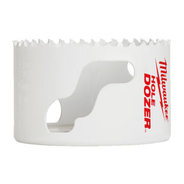 Hole Saw Durable, Carbon Steel, White, 1-1/4 In X 2-1/8 In