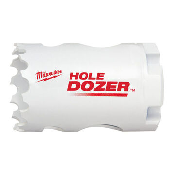 Hole Saw Durable, Carbon Steel, White, 1-1/2 In, 25/pack