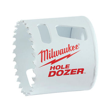 Hole Saw Durable, Carbon Steel, White, 3-1/8 In