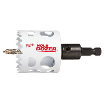 Hole Saw Durable Carbon Steel, White, 2 In X 5 In