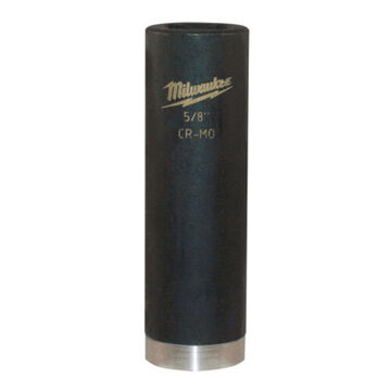 Deep Length Impact Socket, Black Oxide Alloy Steel, Square, 1/2 in x 3 in, 6 Point