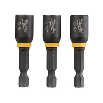 Magnetic Nut Driver, 1-7/8 in x 5/16 in, Black Phosphate