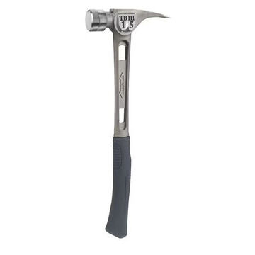 Face Hammer, Gray/Black, Titanium, 15.875 in, 15 oz