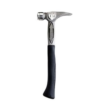 Heavy-Duty Face Hammer, Black/Silver, Steel, 16 x 6 in, 14 oz