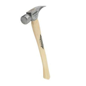 Framing Face Hammer, Tan/Titanium, Titanium Head, 18 in, 12 oz