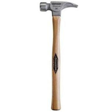 Framing Face Hammer, Tan/Titanium, Titanium Head, 18 in, 16 oz