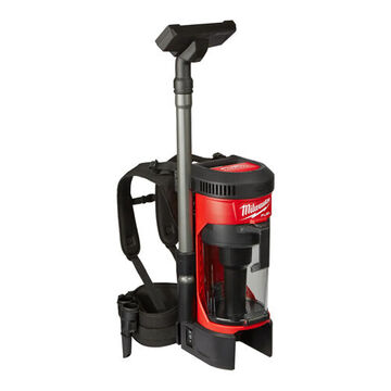 Vacuum Backpack, Cordless, Hepa, Bagless, Lithium-ion, 18 V