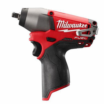 Impact Wrench Compact Cordless, Metal/plastic, T-handle, Electronic, 12 V, Lithium-ion, 2 Ah, M12 Fuel, Square, 3/8 In, 2650 Rpm, 1.9 In X 6.5 In X 6.3 In