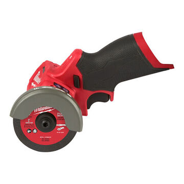 Compact Cut-off Tool, Plastic, Cordless, 20000 rpm, 12 VDC, Red, M12, Brushless, 3 in X 3/8 in X 7 in