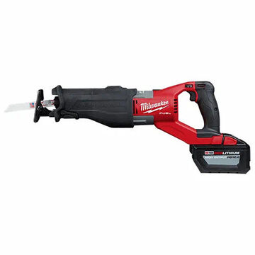 Cordless Reciprocating Saw Kit, Lithium-Ion, Glass Filled Nylon, 18.9 in