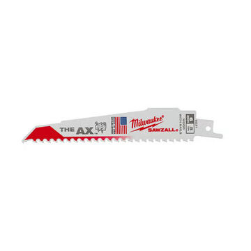 Blade Double Duty Reciprocating Saw, Bi-metal Tip, 6 In X 0.75 In X 0.035 In
