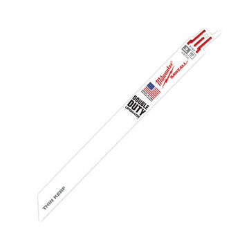 Blade Double Duty Reciprocating Saw, Bi-metal Tip, 9 In X 3/4 In X 0.035 In