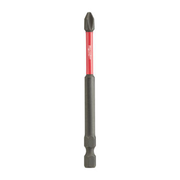 Impact Phillips Power Bit, Alloy Steel, No. 2 x 3-1/2 in